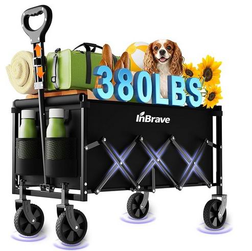 白菜价！InBrave 折叠式手推车1.7折  50.91加元（原价 299.99加元）