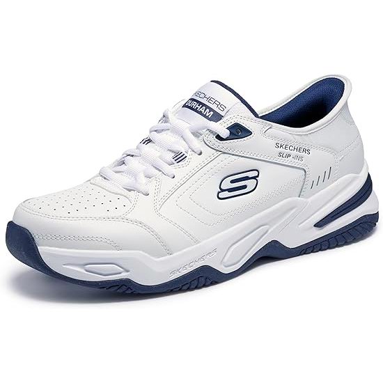 历史新低！Skechers 斯凯奇 Durham 男式免提一脚蹬运动鞋4.1折 49.98加元包邮！2色可选！