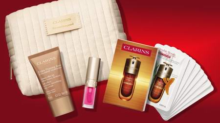 Clarins 娇韵诗亲友会大促,全场7折+或满送价值84加元4件套大礼包!抢双萃精华超值装!