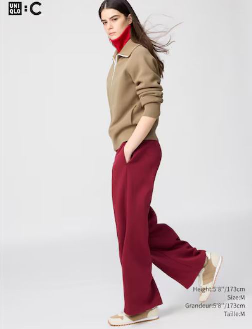 时尚博主推荐！Uniqlo 优衣库 直筒运动裤 49.9加元！多色可选