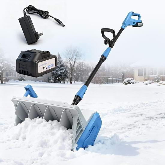 历史新低!KELINOVA 14英寸 21V 无绳电动铲雪机6.5折 119.99加元包邮! 历史新低!KELINOVA 14英寸 21V 无绳电动铲雪机6.5折 119.99加元包邮!