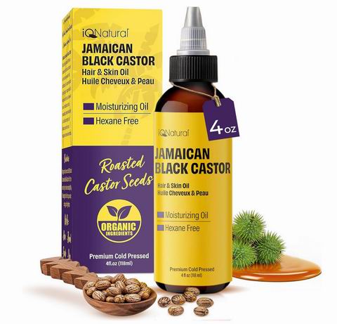  IQ Natural 牙买加黑蓖麻油 8.9加元（原价 14.99加元） 滋养头皮/头发/指甲/皮肤
