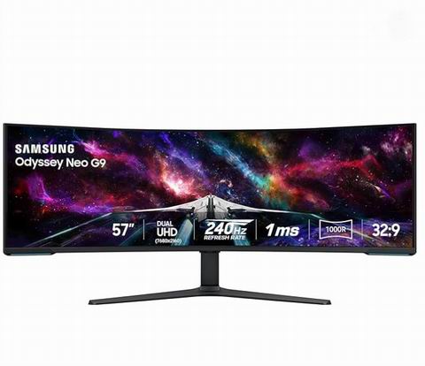  Samsung 三星 57英寸 Odyssey Neo G9 系列双 4K 超高清 1000R 曲面游戏显示器 2199.99加元（原价 3299.99加元）