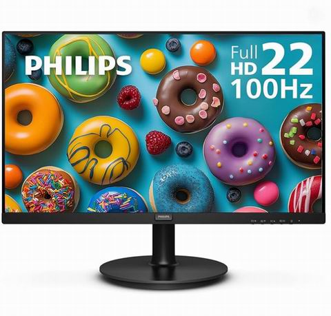  Philips 飞利浦 221V8LB  22 英寸超薄全高清显示器 89.99加元（原价 105.34加元）
