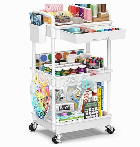 SUNALLY 三层滚动收纳车 25.18加元(原价 39.99加元) SUNALLY 三层滚动收纳车 25.18加元(原价 39.99加元)