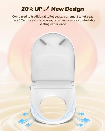 疑似Bug价!iliD 智能开盖 暖风烘干 长型智能马桶盖4.8折 239.99加元包邮!送价值59.99加元滤芯6件套!