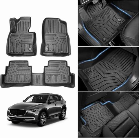  FIILINES 马自达CX-5专用脚垫 专为2017-2025款车型设计  87.99加元（原价 99.99加元）