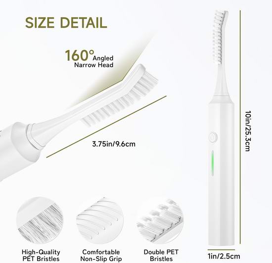 超级白菜!历史新低!Hiwoor 多用途 声波振动 电动缝隙清洁刷1.2折 4.98加元清仓!