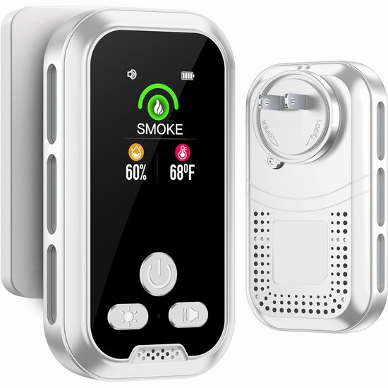  历史新低！HAKINAKU 三合一插电式烟雾探测报警器4.2折 17.99加元！