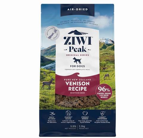 ZIWI Peak 2.5公斤风干狗粮 鹿肉口味 274.1加元(原价 321.66加元) ZIWI Peak 2.5公斤风干狗粮 鹿肉口味 274.1加元(原价 321.66加元)