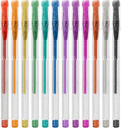  NOTEFUL 闪光凝胶笔24支套装 7.91加元（原价 9.34加元）
