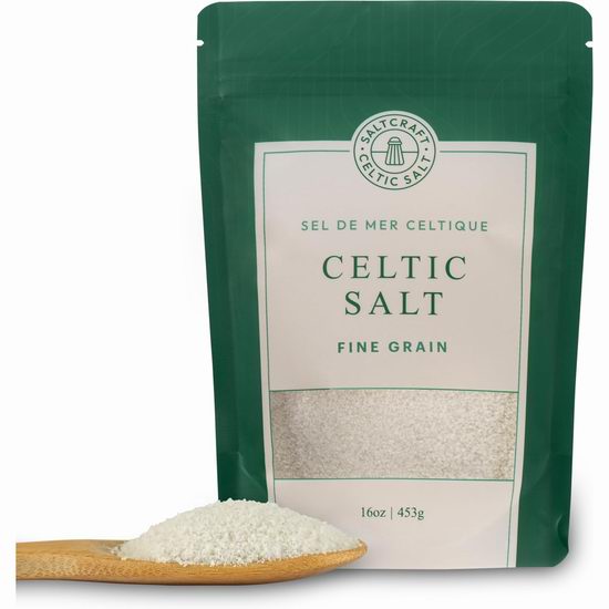 超级白菜!历史新低!SALTCRAFT 天然营养补充 凯尔特海盐(453克)2.1折 5.35加元! 超级白菜!历史新低!SALTCRAFT 天然营养补充 凯尔特海盐(453克)2.1折 5.35加元!