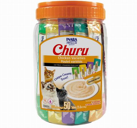 INABA Churu 可舔可挤压 奶油泥猫零食 37.99加元(原价 49.99加元) INABA Churu 可舔可挤压 奶油泥猫零食 37.99加元(原价 49.99加元)