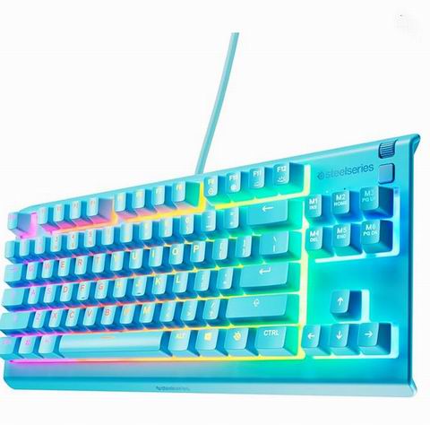 SteelSeries Apex 3 TKL Aqua RGB 游戏键盘 55.7加元（原价 69.99加元）