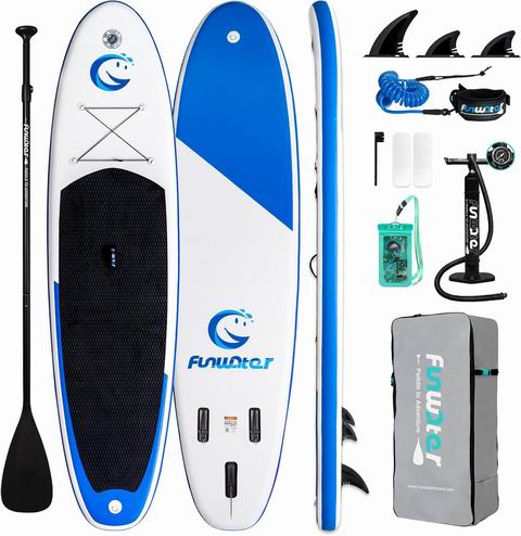  FunWater 10'6''/11' 超轻充气立式桨板 149.97加元（原价 329.95加元）