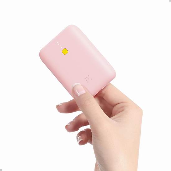  超级白菜！历史新低！VOLTME 22.5W 10000mAh 高颜值粉色 移动电源/充电宝2.3折 9.99加元清仓！