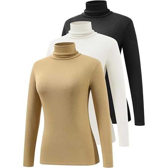  白菜价！历史新低！Star Vibe 女式长袖高领衫3件套3.3折 13.99加元！2款可选！