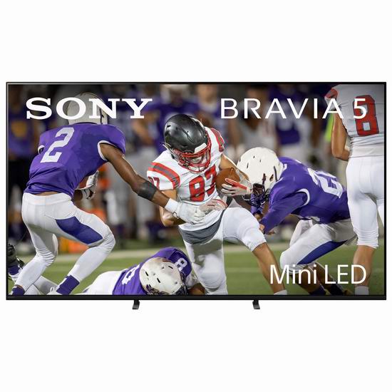  Sony 索尼 BRAVIA 5 65英寸 XR50 4K UHD HDR Mini-LED 智能电视5.3折 799.98加元包邮！