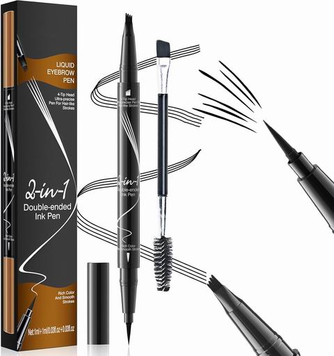  Horuhue 二合一双头微雕自然液体眉笔 11.99加元（原价 12.99加元 ）