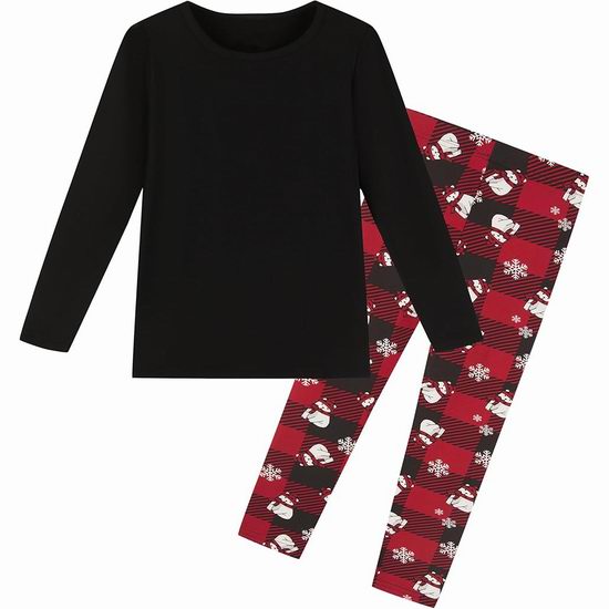  历史新低！AIUI-HARNSBORN 儿童长袖睡衣+睡裤套装3.4折 8.99加元清仓！4款可选！