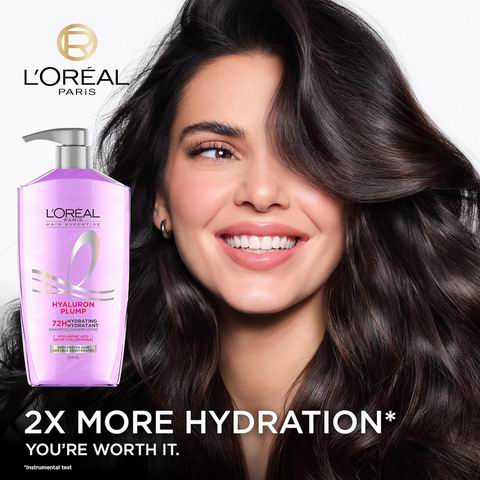 L'Oréal Paris 欧莱雅 玻尿酸丰盈保湿洗发露 828毫升 10.98加元（原价 12.68加元）