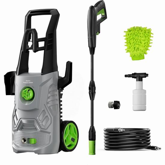  历史新低！Patoolio 4000PSI 电动高压清洗机 79.99加元包邮！3色可选！
