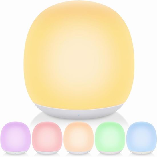  白菜价！历史新低！Tyute 可定时 可调光 蛋形柔光夜灯3折 10.92加元清仓！