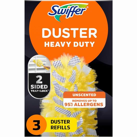  Swiffer 强力除尘掸替换装头3件套5.7折 4.31加元！