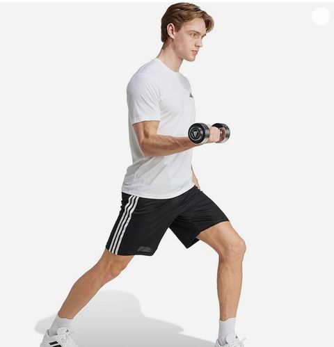  白菜价！adidas 男式三条杠短裤 9.77加元（xs码）