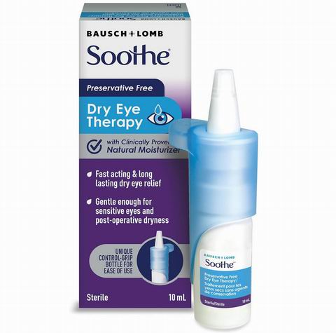 Soothe 无防腐剂 舒缓型眼药水10毫升  11.37加元（原价  13.99加元）