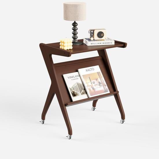 白菜价!历史新低!FDLOGW 中世纪复古 可移动 竹制边桌/床头柜3.7折 32.99加元! 白菜价!历史新低!FDLOGW 中世纪复古 可移动 竹制边桌/床头柜3.7折 32.99加元!