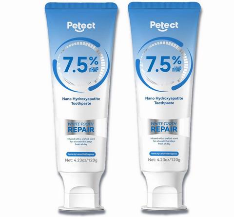  PETECT 冰爽蜜瓜薄荷味 羟基磷灰石牙膏2支 6加元（原价 25.99加元）！每支3加元