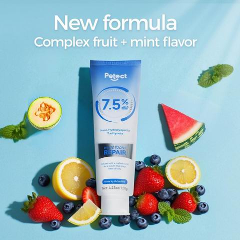 白菜价!历史新低!PETECT 冰爽蜜瓜薄荷味 羟基磷灰石牙膏2支装2.3折 6加元包邮!单支仅3加元!会员专享!