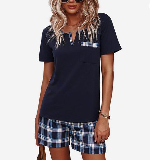  白菜价！Marvmys 女士纯棉短袖睡衣套装 13.99-14.99加元（原价 31.59加元）！多色可选