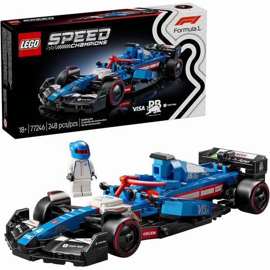  历史新低！LEGO 乐高 77246 Speed Champions 极速赛车系列 VCARB 01 F1赛车模型（248pcs）5.7折 19.86加元！