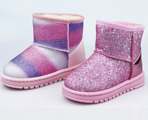 白菜价！Elcssuy 女童亮片雪地靴 14.99加元（原价 36.98加元加元） ！多色可选