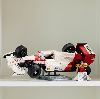  史低价！LEGO 乐高 10330 迈凯伦 MP4/4 和艾尔顿·塞纳人仔模型车6.9折  69加元（原价 99.99加元）