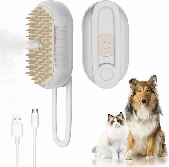 超级白菜!历史新低!wavetoka 四合一 可充电 水疗按摩自清洁 猫狗宠物蒸汽梳1.5折 6.99加元清仓!免税! 超级白菜!历史新低!wavetoka 四合一 可充电 水疗按摩自清洁 猫狗宠物蒸汽梳1.5折 6.99加元清仓!免税!