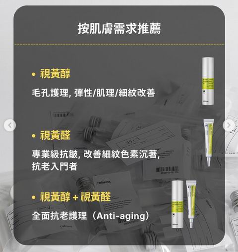 celimax 维他命A视黄醇紧致精华30毫升 24.61加元(原价 27.62加元)