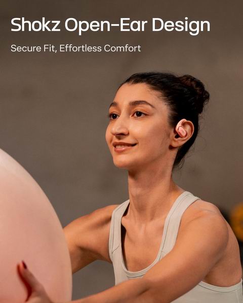SHOKZ OpenFit Air 开放式真无线耳机 114.95加元(原价 169.95加元 )!3色可选