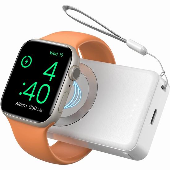  历史新低！LVFAN 4000mAh 磁吸式 Apple Watch 超便携无线充电宝5折 13.49加元！