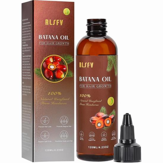  疑似Bug！超级白菜！RLSFV 促进头发生成 纯天然护发 巴塔纳油（120ml）1.9折 3.61加元包邮！会员专享！