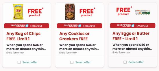 不买就亏大了!Shoppers店内满,送价值.37鸡蛋黄油+薯片+饼干!