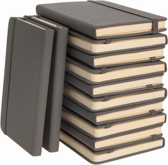  超级白菜！历史新低！Simply Genius A6 硬壳迷你笔记本12件套0.9折 4.65加元清仓！3色可选！