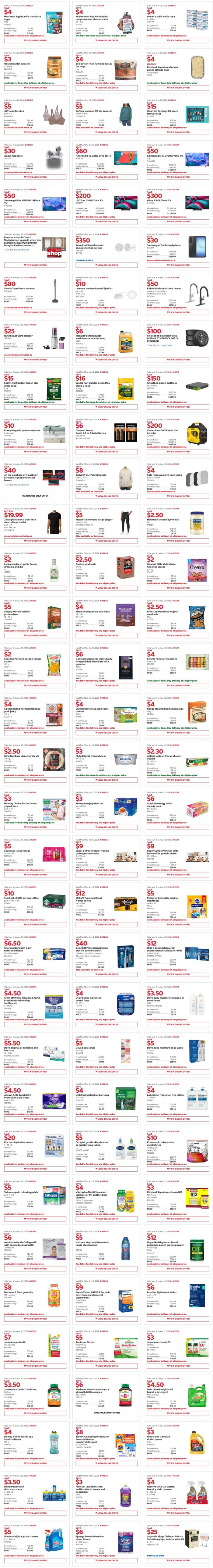 独家！【加东版】Costco店内实拍，有效期至3月29日！iPhone 17月供、大量服饰清仓、蛋白奶昔2.5折、火锅豆腐卷.99、三文鱼.99、行李箱.99、大红瓶.99、润喉糖.49！