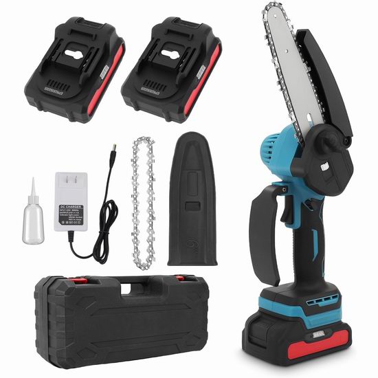  白菜价！历史新低！WODHMIEY 880瓦 6英寸无绳迷你链锯套装3.2折 28.49加元清仓！