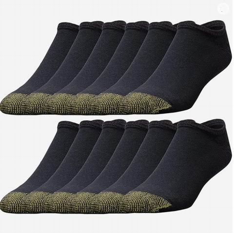 白菜价!Gold Toe 男式 656f 纯棉隐形运动袜12双 16.48加元(原价 59.3加元)!每双1.37加元 白菜价!Gold Toe 男式 656f 纯棉隐形运动袜12双 16.48加元(原价 59.3加元)!每双1.37加元