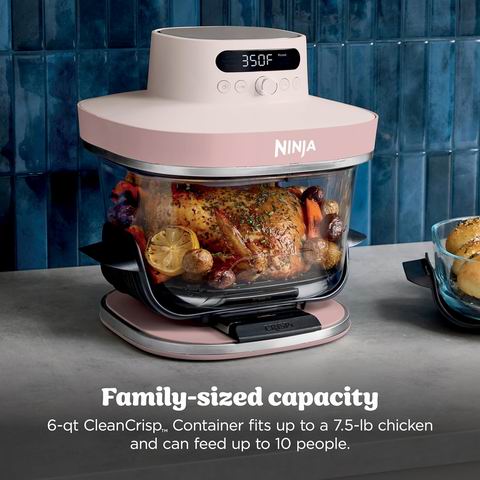 Ninja Crispi Pro 六合一玻璃空气炸锅 299.99加元（原价 349.99加元）！4色可选