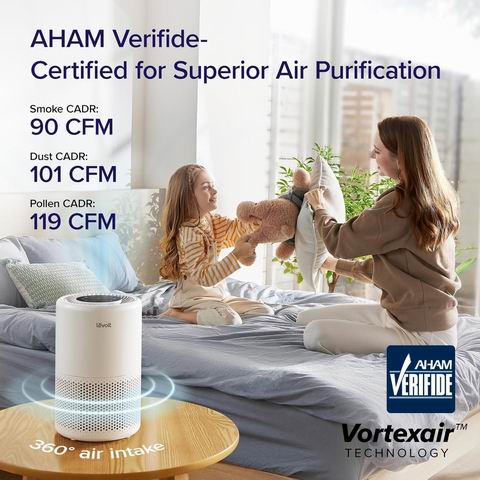LEVOIT H13 True HEPA 空气净化器6.5折!空气净化器 72加元、加湿器 44.99加元