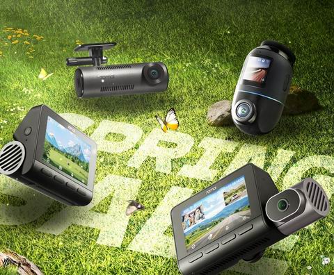 小米 70mai 智能行车记录仪 5.4折 39.99加元起!三通道 4K 前后双录行车记录仪 附赠 64GB SD卡 139.99加元